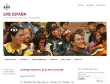 Tablet Screenshot of blog-laicoscombonianos.es